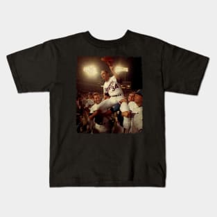 Nolan Ryan Being Carried Off Kids T-Shirt